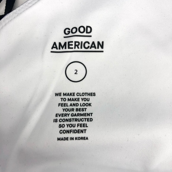 Good American Black White Snakeskin Print Bra - Picture 4 of 7